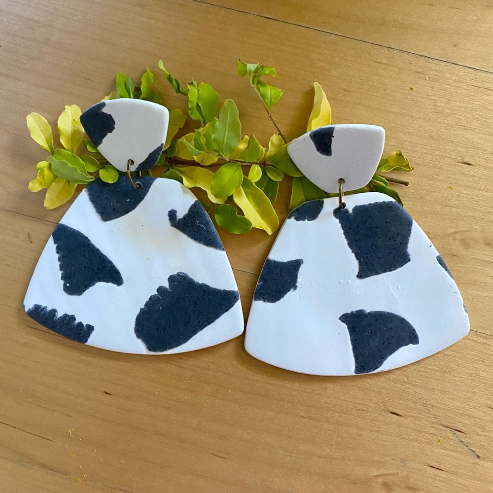 31 Suns Studio Animal Print Polymer Clay Earrings